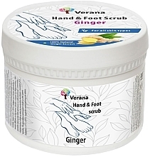 Kup WYPRZEDAŻ Peeling do dłoni i stóp Ginger - Verana Hand & Foot Scrub Ginger *