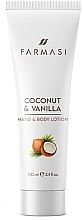 Kup Balsam do rąk i ciała Kokos i wanilia - Farmasi Coconut & Vanilla Hand And Body Lotion