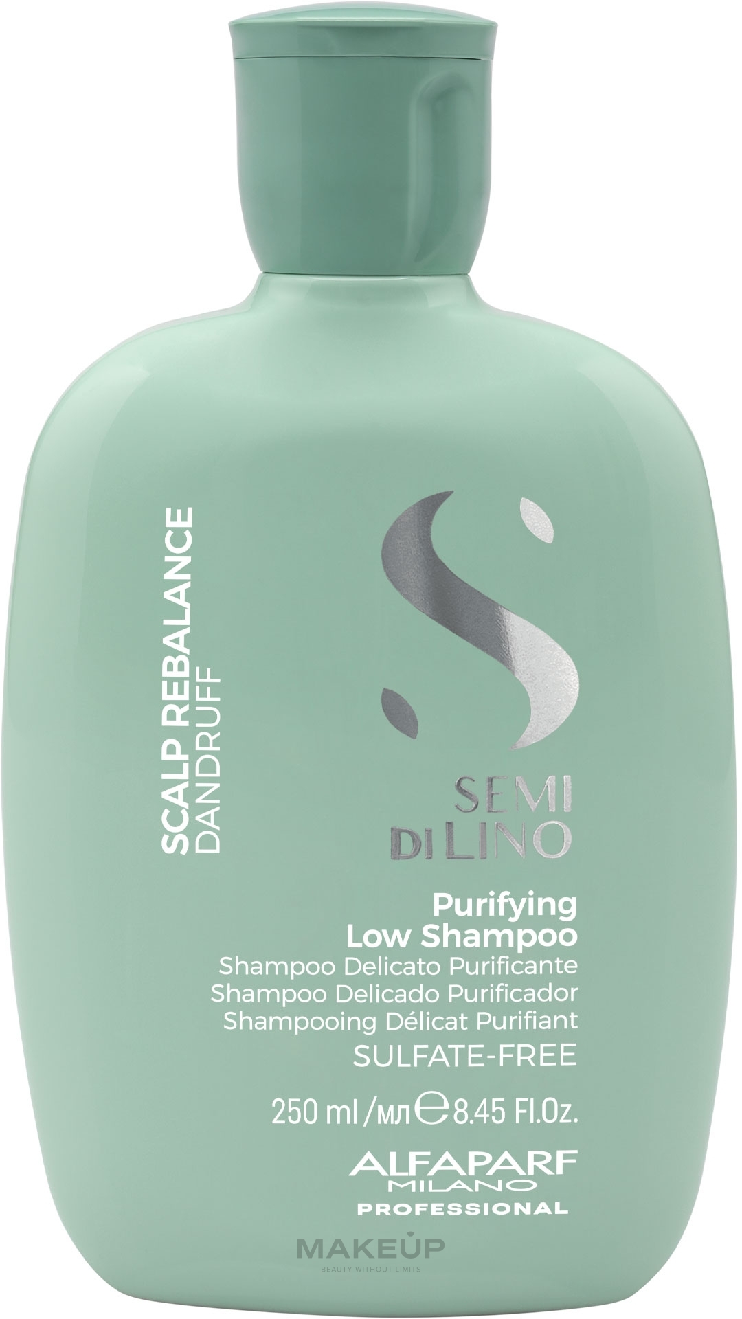Przeciwłupieżowy szampon do włosów - Alfaparf Semi Di Lino Scalp Rebalance Purifying Low Shampoo — Zdjęcie 250 ml