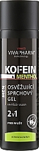 Kup Odświeżający żel pod prysznic i szampon 2 w 1 dla mężczyzn Kofeina i mentol - Vivaco VivaPharm Caffeine & Menthol