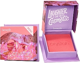 Róż do twarzy - Benefit Crystah Mini Blush — Zdjęcie N1