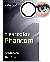 Kolorowe soczewki kontaktowe Manson, 2 sztuki - Clearlab ClearColor Phantom — Zdjęcie N2