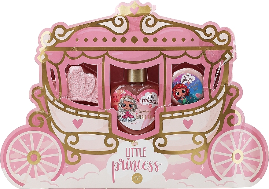 PRZECENA! Zestaw - Accentra Little Princess Bath Care Set (b/foam/80ml + b/fizz/50g + soap/20g) * — Zdjęcie N2