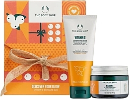 Kup Zestaw - The Body Shop Discover Your Glow Vitamin C Skincare Duo (f/cr/50ml + mask/100ml)