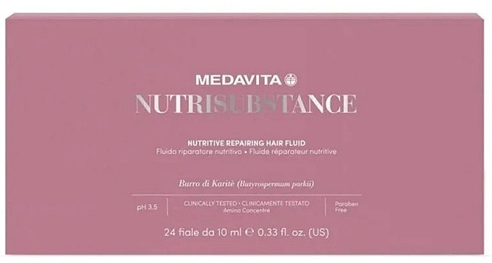 Fluid regenerujący włosy - Medavita Nutrisubstance Nutritive Repairing Hair Fluid — Zdjęcie N2