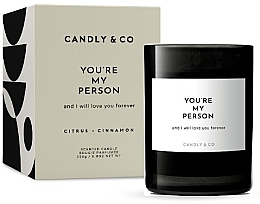 Świeca zapachowa - Candly & Co No.3 Candle You Are My Person And I Will Love You Forever Citrus Cinnamon — Zdjęcie N1