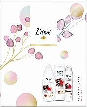 Kup Zestaw - Dove Relaxing Care Gift Set II (sh/gel/250ml + b/lot/250ml + deo/spray150ml)