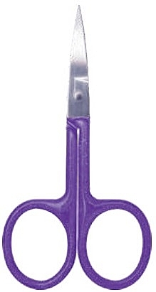 Nożyczki do skórek, 8,5 cm, fioletowe, błyszczące - Titania — Zdjęcie N2