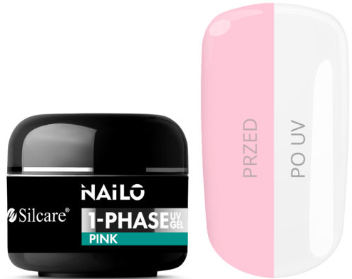 Żel do paznokci - Silcare Nailo 1-Phase Gel UV Pink — Zdjęcie N1