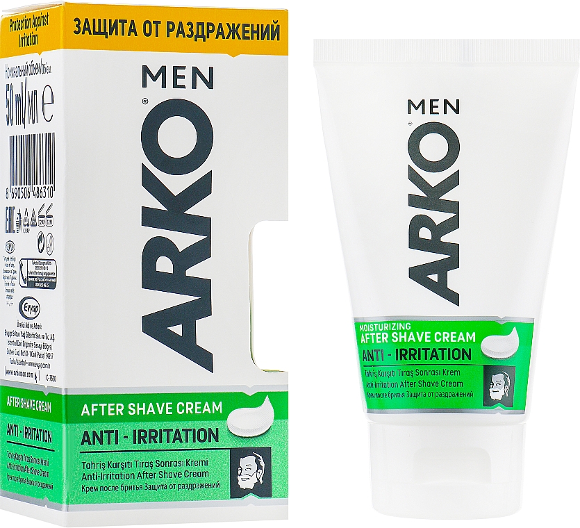 Krem po goleniu zapobiegający podrażnieniom - Arko Men