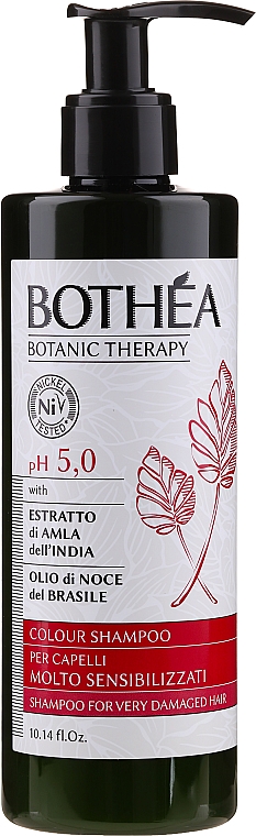 Szampon do bardzo zniszczonych włosów - Bothea Botanic Therapy For Very Damaged Hair Shampoo pH 5.0 — Zdjęcie N1