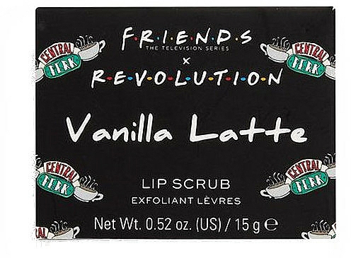 Peeling do ust Waniliowe latte - Makeup Revolution X Friends Vanilla Latte Lip Scrub — Zdjęcie N1