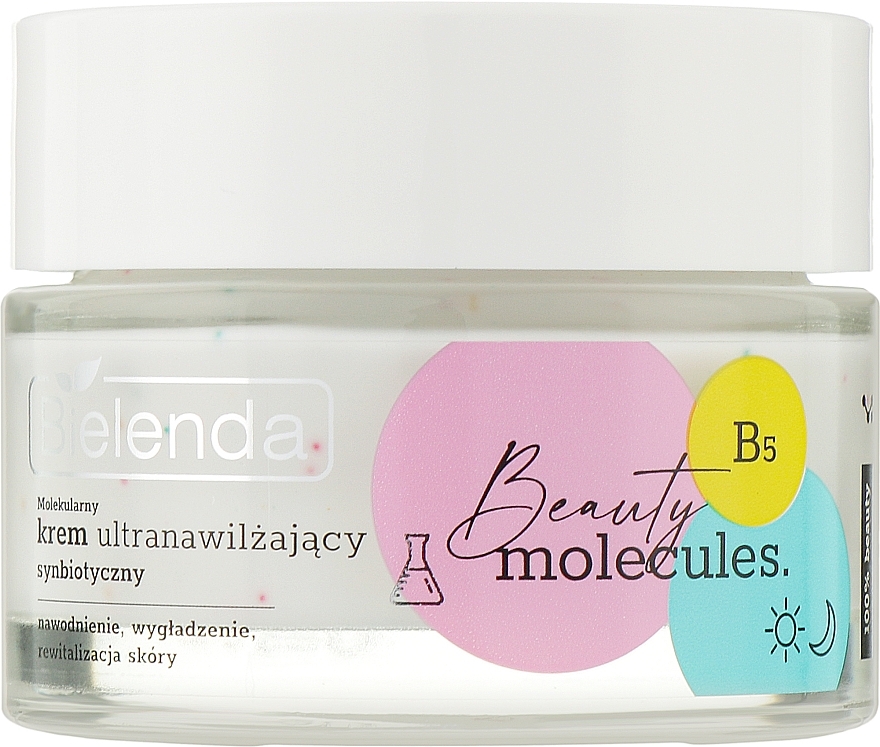Molekularny synbiotyczny krem ultranawilżający - Bielenda Beauty Molecules Face Cream — Zdjęcie N1