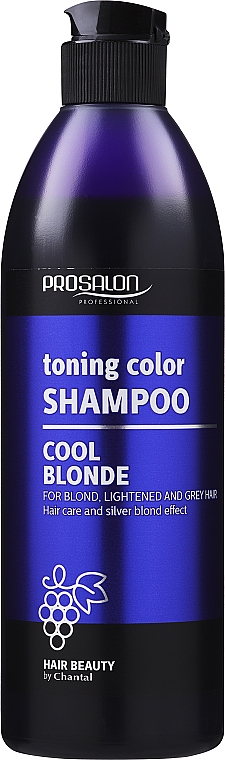 Rewitalizujący szampon do włosów blond, rozjaśnianych i siwych - Chantal Prosalon Blond Revitalising Shampoo