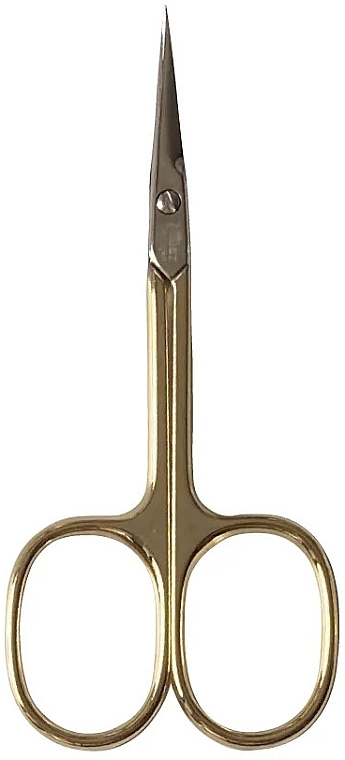 Nożyczki do skórek, złoto-srebrne, 9 cm - Miller Solingen — Zdjęcie N2
