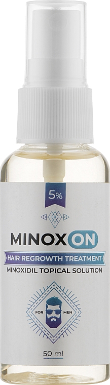 Lotion na porost włosów 5% - Minoxon Hair Regrowth Treatment Minoxidil Topical Solution 5% — Zdjęcie N1
