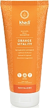Kup szampon nadający włosom sprężystości - Khadi Shampoo Orange Vitality