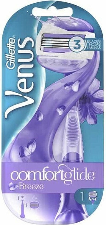 Maszynka do golenia z 1 wymiennym wkładem - Gillette Venus Comfortglide Breeze — Zdjęcie N1