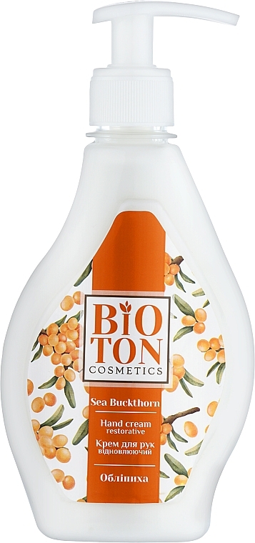 Krem do rąk z olejem rokitnika zwyczajnego - Bioton Cosmetics Hand Cream — Zdjęcie N2