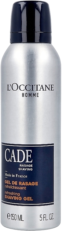 Odświeżający żel do golenia - L'Occitane Homme Cade Refreshing Shaving Gel — Zdjęcie N1