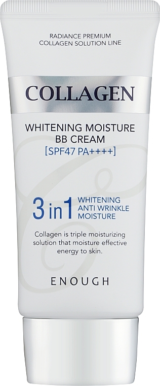 Krem BB z kolagenem morskim	 - Enough Collagen 3 in1 Whitening Moisture BB Cream SPF47 PA+++ — Zdjęcie N1