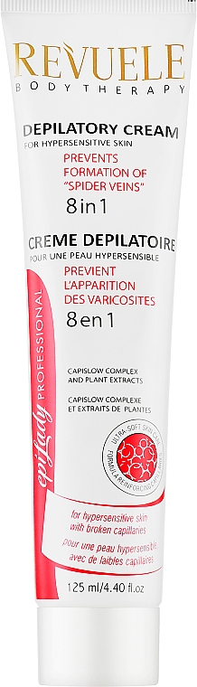 Krem do depilacji do skóry nadwrażliwej 8w1 - Revuele Depilatory Cream 8in1 For Hypersensitive Skin — Zdjęcie N1