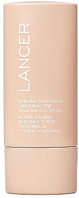 Krem przeciwsłoneczny o szerokim spektrum działania - Lancer Mineral Sun Shield Universal Tint Broad Spectrum SPF 30 Sunscreen — Zdjęcie N1