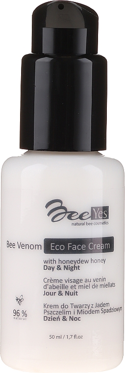 Krem do twarzy z jadem pszczelim i miodem spadziowym - BeeYes Bee Venom Eco Face Cream — Zdjęcie N2