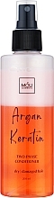 Odżywka dwufazowa w sprayu z olejkiem arganowym i keratyną - Moli Cosmetics Argan Spray — Zdjęcie N1
