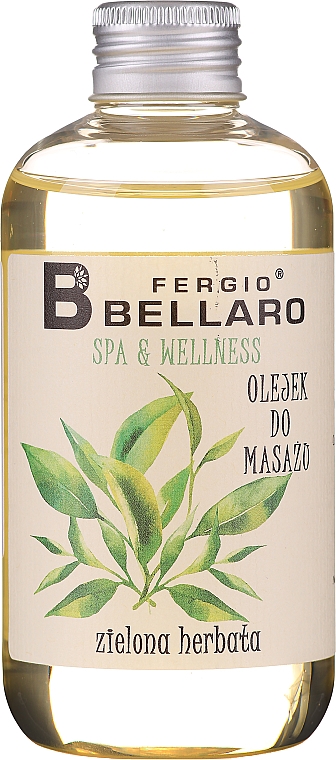 Olejek do masażu ciała Zielona herbata - Fergio Bellaro Massage Oil Green Tea — Zdjęcie N3
