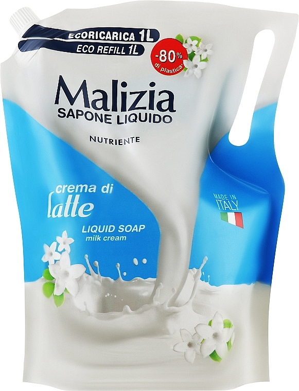 Mydło w płynie - Malizia Liquid Soap Crema Di Latte (uzupełnienie)