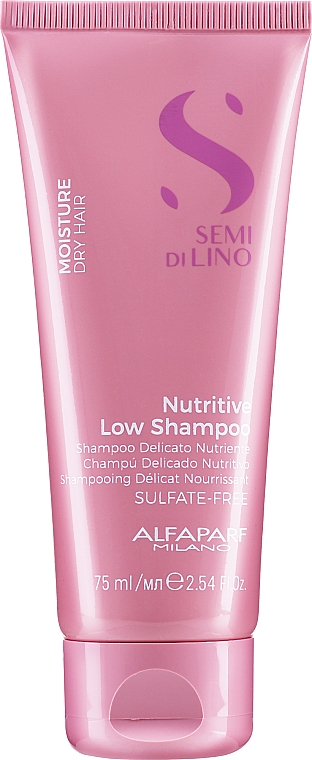 PREZENT! Szampon odżywczy bez siarczanów - Alfaparf Semi Di Lino Nutritive Low Shampoo — Zdjęcie N1