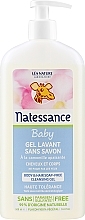 Organiczny żel do mycia ciała i włosów - Natessance Baby Body & Hair Soap-Free Cleansing Gel — Zdjęcie N1