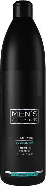 Orzeźwiający szampon dla mężczyzn - Profi Style Refreshing Shampoo For Men — Zdjęcie N2