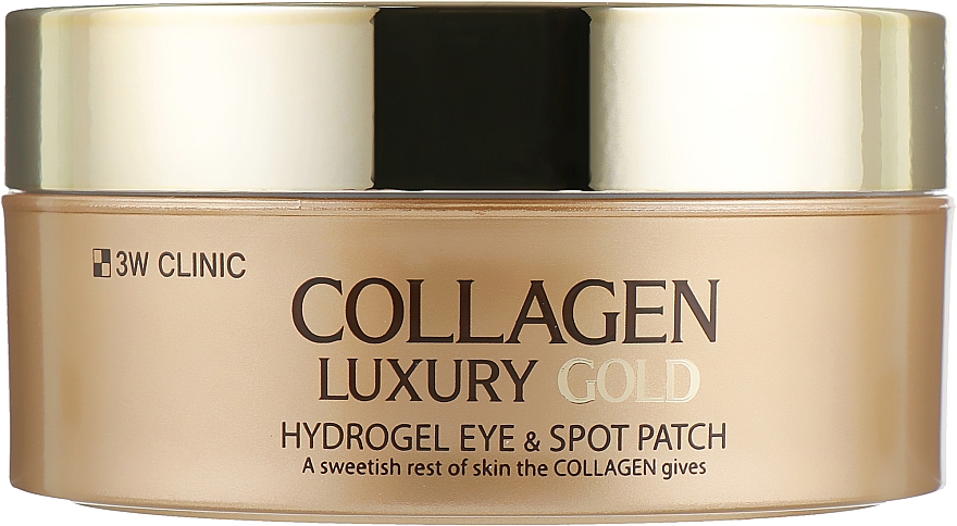 Kolagenowe płatki pod oczy - 3w Clinic Collagen & Luxury Gold Eye Patch — Zdjęcie N4