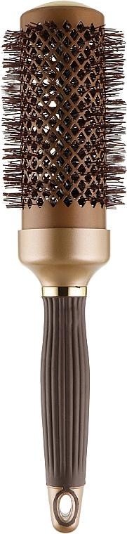 Szczotka termiczna, 600130, D43 mm, brązowa - Tico Professional — Zdjęcie N1