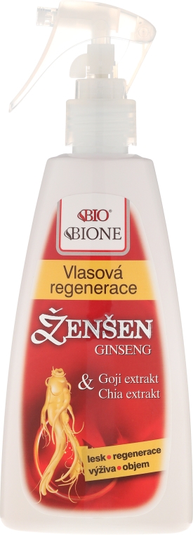 Regenerujący spray do włosów z żeń-szeniem - Bione Cosmetics Ginseng Regenerative Conditioner