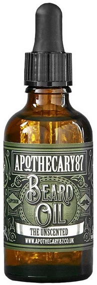 Olejek do brody - Apothecary 87 The Unscented Beard Oil — Zdjęcie N2
