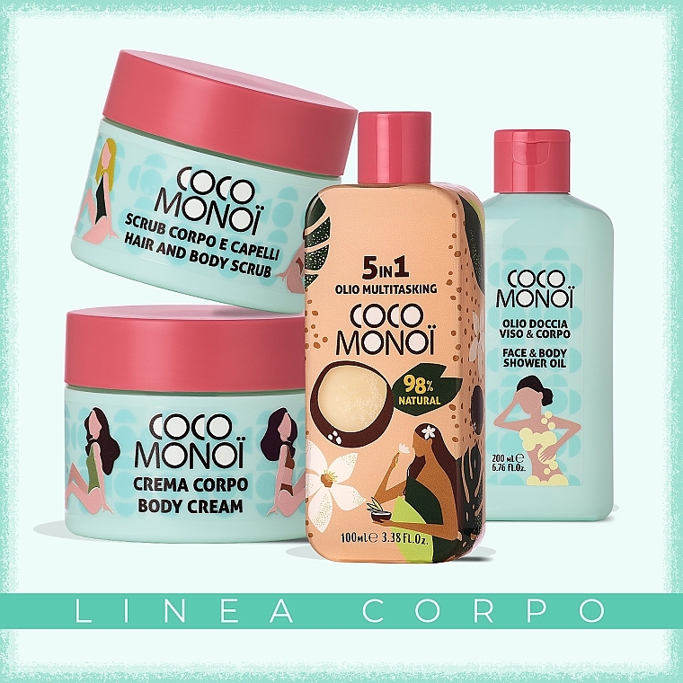 Olejek do twarzy, ciała i włosów - Coco Monoi Oil 5 In 1 — Zdjęcie N6