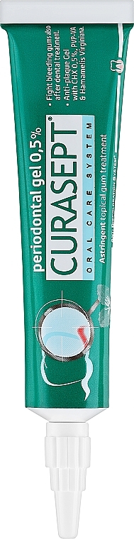 Żel periodontologiczny Diglukonian chlorheksydyny 0,5%, z oczarem wirginijskim - Curaprox Curasept Parodontal Gel — Zdjęcie N1