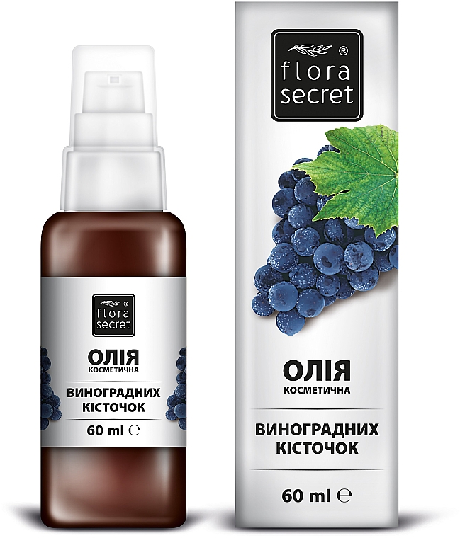 Olej z pestek winogron - Flora Secret — Zdjęcie N1