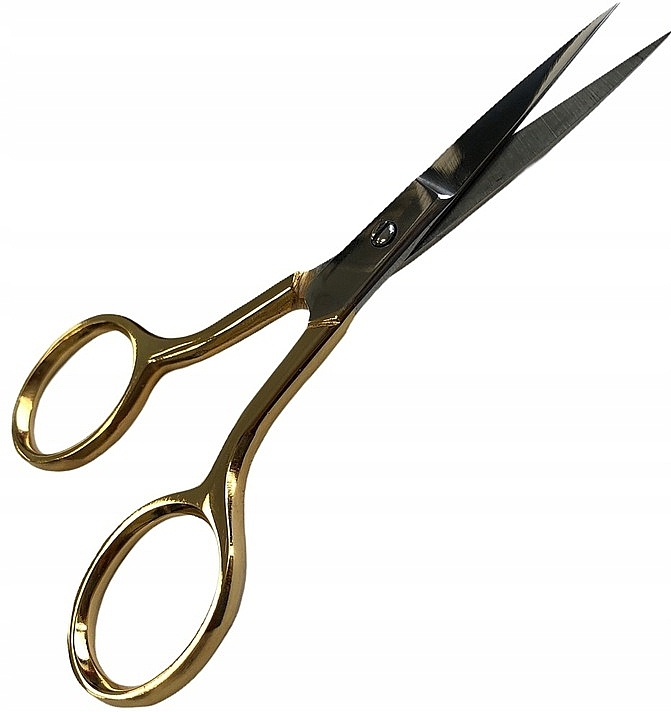 Nożyczki kosmetyczne, złote - Lewer — Zdjęcie N1