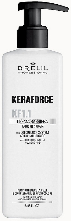 Ochronny krem do włosów - Brelil Keraforce Prot Wall Cream — Zdjęcie N1