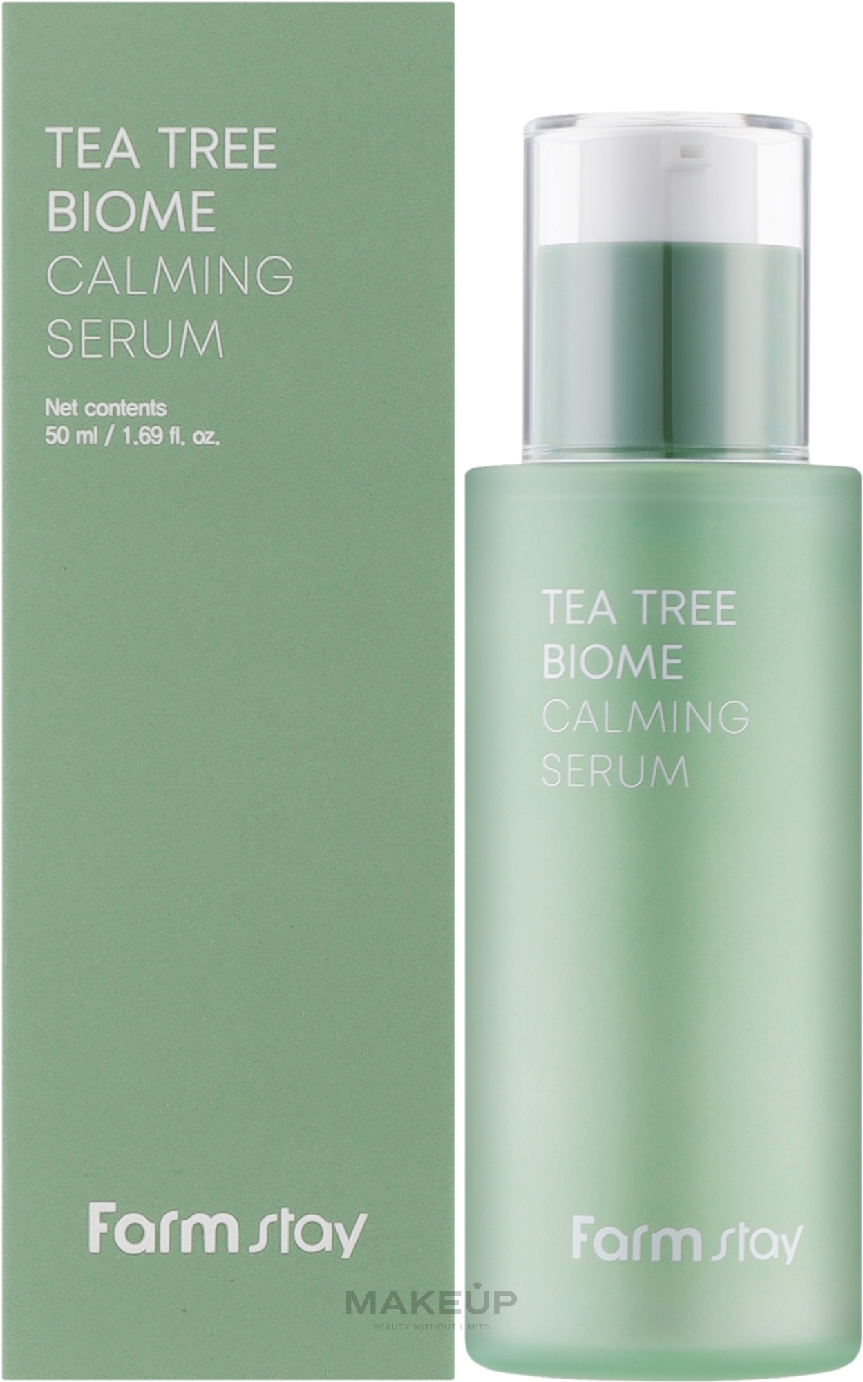 Kojące serum z ekstraktem z drzewa herbacianego - FarmStay Tea Tree Biome Calming Serum — Zdjęcie 50 ml