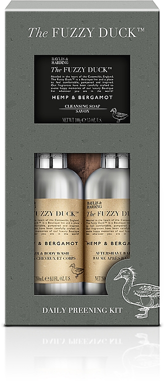 Zestaw - Baylis & Harding The Fuzzy Duck (sh/gel 240 ml + after/sh/lot 240 ml + soap 100 g) — Zdjęcie N1