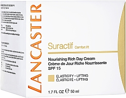 Liftingująco-odżywczy krem na dzień - Lancaster Suractif Comfort Lift Nourishing Rich Day Cream SPF 15 — Zdjęcie N4