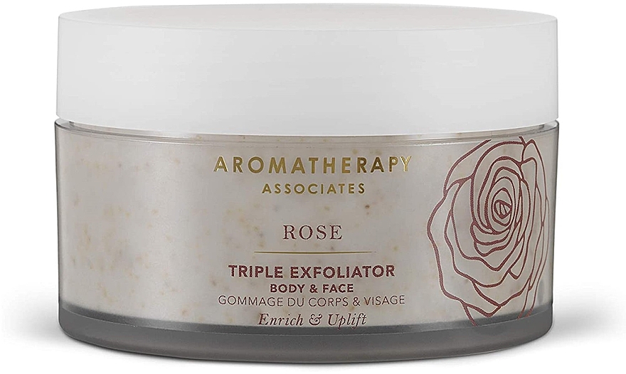 Różany peeling do twarzy i ciała - Aromatherapy Associates Rose Triple Exfoliator — Zdjęcie N2