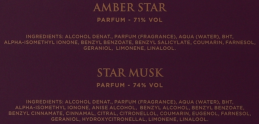 Xerjoff Shooting Stars Amber & Musk - Zestaw (edp 50 ml + edp 50 ml) — Zdjęcie N4