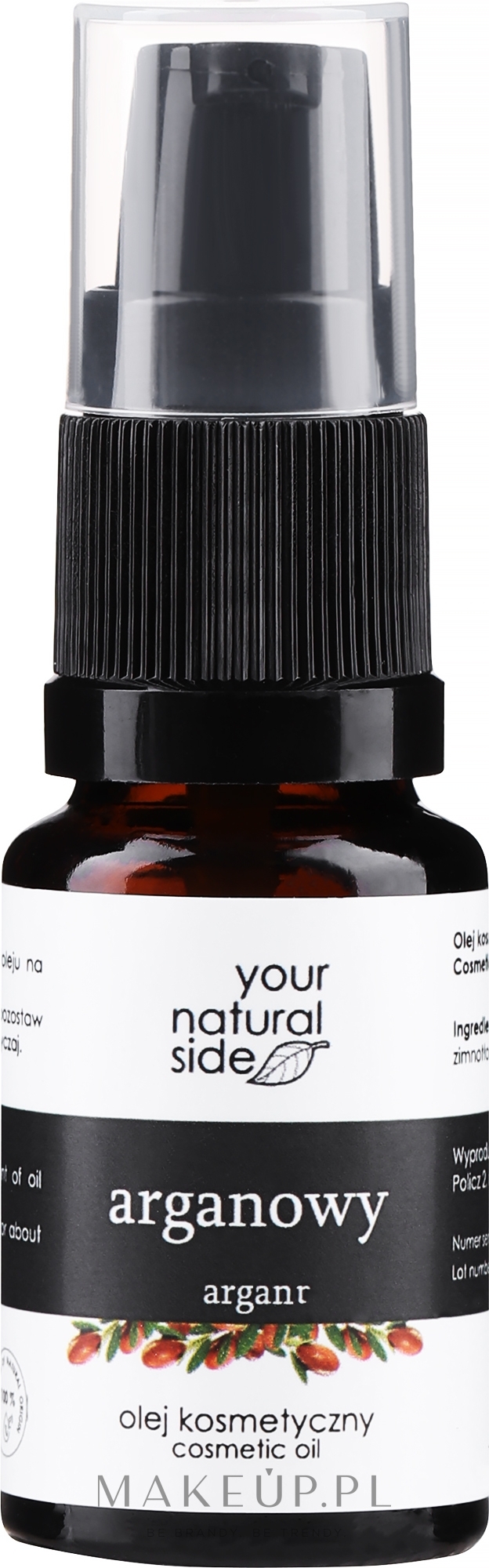 100% naturalny olej arganowy - Your Natural Side  — Zdjęcie 10 ml
