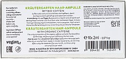 Ampułki do włosów z organiczną kofeiną - Styx Naturcosmetic Hair Ampoule With Organic Caffeine Activate — Zdjęcie N3